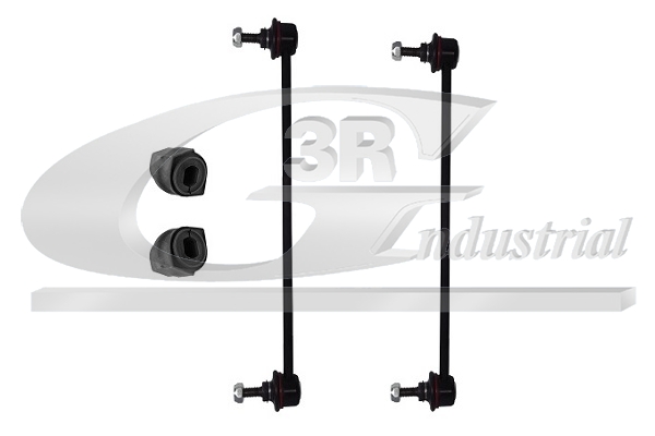 3RG Reparatursatz, Stabilisatorkoppelstange 61242 Vorderachse beidseitig für Peugeot