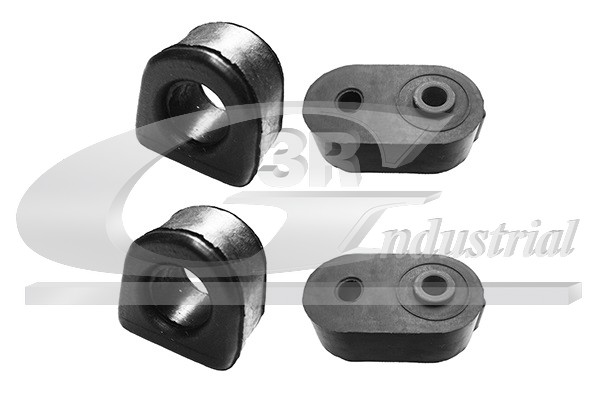 3RG Reparatursatz, Stabilisatorkoppelstange 61648 Vorderachse beidseitig für RENAULT