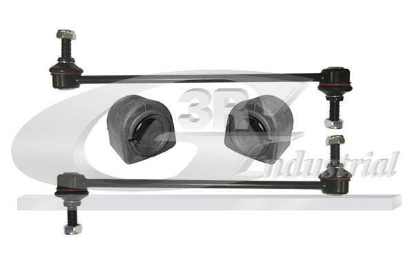3RG Reparatursatz, Stabilisatorkoppelstange 61238 Vorderachse beidseitig für Peugeot Citroën