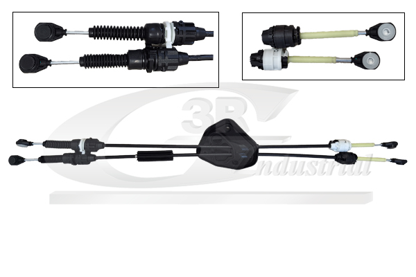 3RG Seilzug, Schaltgetriebe 20605 für RENAULT