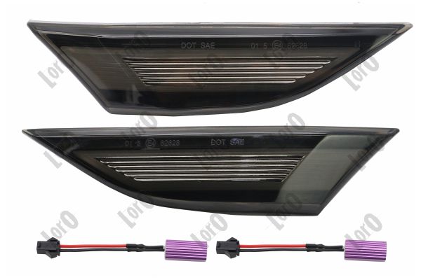 ABAKUS Blinkleuchtensatz l40140007leds LED beidseitig für Porsche