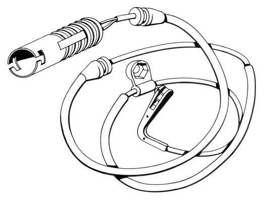 A.B.S. Warnkontakt, Bremsbelagverschleiß 39578 für BMW