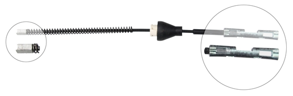 A.B.S. Seilzug, Feststellbremse k13436 für Ford
