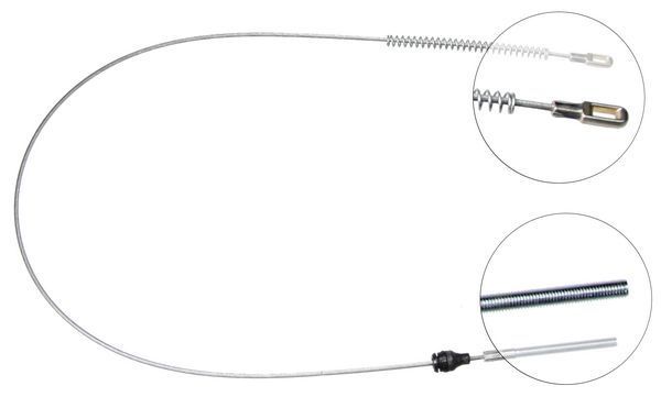 A.B.S. Seilzug, Feststellbremse k12077 für Opel Vaughall