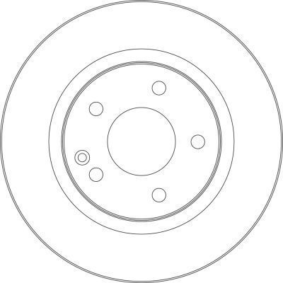 A.b.s. Bremsscheibe 17365 Belüftet 276Mm 22Mm Für Mercedes
