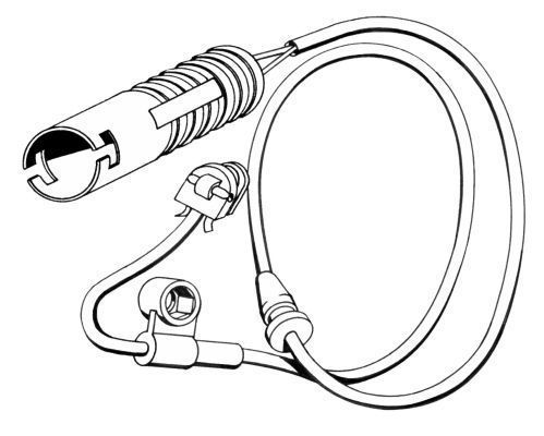 A.B.S. Warnkontakt, Bremsbelagverschleiß 39531 für BMW