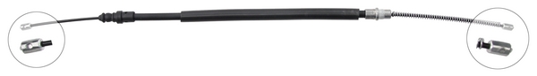 A.B.S. Seilzug, Feststellbremse k12198 für Peugeot