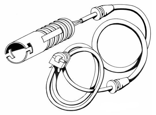 A.B.S. Warnkontakt, Bremsbelagverschleiß 39529 für BMW