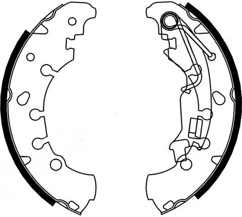 A.B.S. Bremsbackensatz 9214 für Opel Fiat