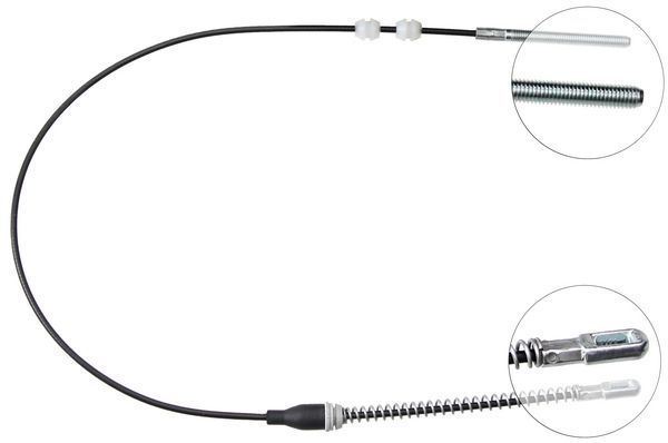 A.B.S. Seilzug, Feststellbremse k12027 für Opel Vaughall
