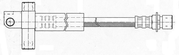 A.B.S. Bremsschlauch SL 3693 für Ford