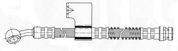 A.B.S. Bremsschlauch sl5555 für HYUNDAI