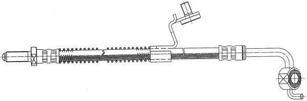 A.B.S. Bremsschlauch sl3703 für Ford