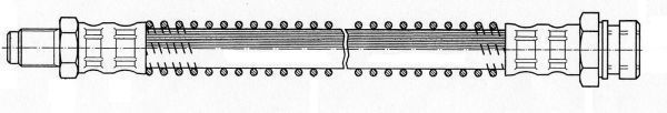 A.B.S. Bremsschlauch sl3990 für MITSUBISHI PROTON