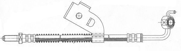 A.B.S. Bremsschlauch sl3705 für Ford