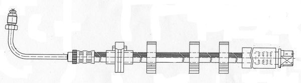 A.B.S. Bremsschlauch sl4879 für Peugeot