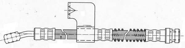 A.B.S. Bremsschlauch SL 5017 für HYUNDAI