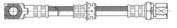 A.B.S. Bremsschlauch sl3655 für Opel Vaughall