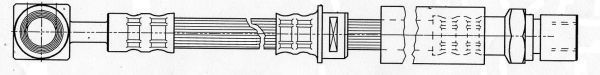 A.B.S. Bremsschlauch sl5231 für SAAB