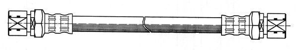 A.B.S. Bremsschlauch sl2838 für Opel Vaughall