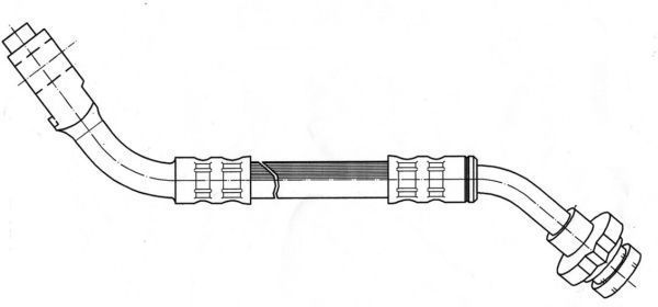 A.B.S. Bremsschlauch sl3691 für NISSAN
