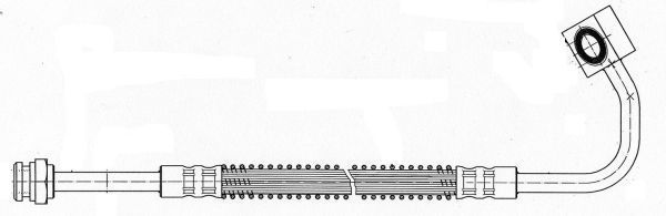 A.B.S. Bremsschlauch sl4162 für KIA