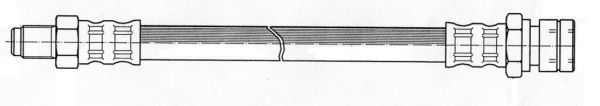 A.B.S. Bremsschlauch sl1233 für Porsche VAG