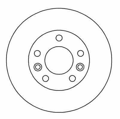 A.b.s. Bremsscheibe 16872 Voll 255Mm 10Mm Für Renault