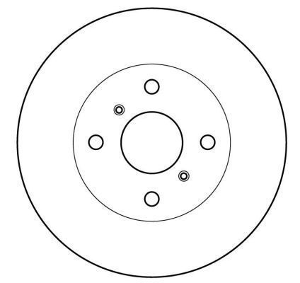 A.b.s. Bremsscheibe 17019 Belüftet 258Mm 22Mm Für Toyota