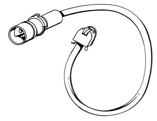 A.B.S. Warnkontakt, Bremsbelagverschleiß 39539 für Porsche