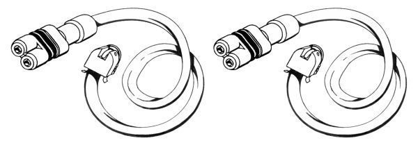 A.B.S. Warnkontakt, Bremsbelagverschleiß 39541 für Porsche