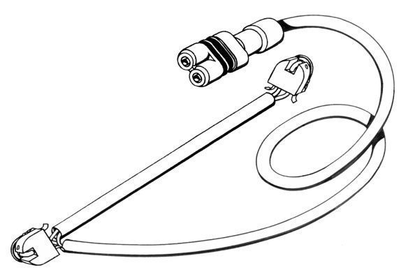A.B.S. Warnkontakt, Bremsbelagverschleiß 39543 für Porsche