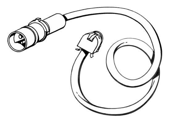 A.B.S. Warnkontakt, Bremsbelagverschleiß 39554 für Porsche