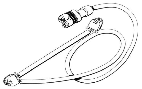 A.B.S. Warnkontakt, Bremsbelagverschleiß 39563 für Porsche