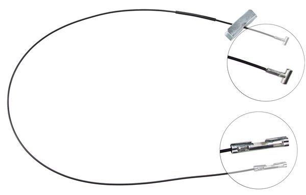 A.B.S. Seilzug, Feststellbremse k17242 für Opel Vaughall NISSAN RENAULT