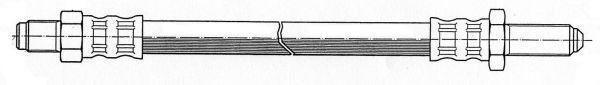 A.B.S. Bremsschlauch sl2418 für SAAB