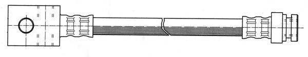 A.B.S. Bremsschlauch sl3799 für NISSAN