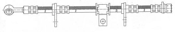 A.B.S. Bremsschlauch sl4146 für HONDA