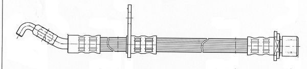A.B.S. Bremsschlauch sl4967 für TOYOTA DAIHATSU