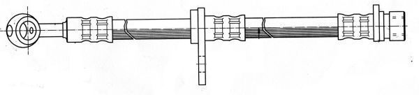 A.B.S. Bremsschlauch sl5013 für HONDA