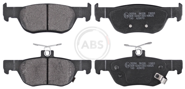 A.B.S. 35304 Bremsbelagsatz für Scheibenbremse Bremsbelagsatz für Mazda - Bild 3