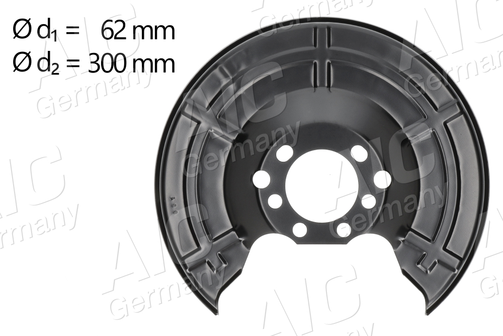 AIC Spritzblech, Bremsscheibe 55198 Hinterachse rechts für Opel