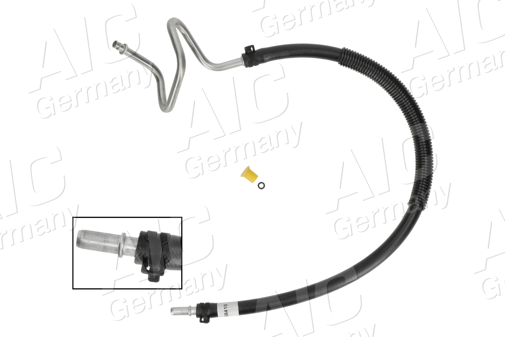 AIC Hydraulikschlauch, Lenkung Premium Quality, Erstausrüsterqualität 58410 von Lenkgetriebe nach Ausgleichsbehälter für Ford