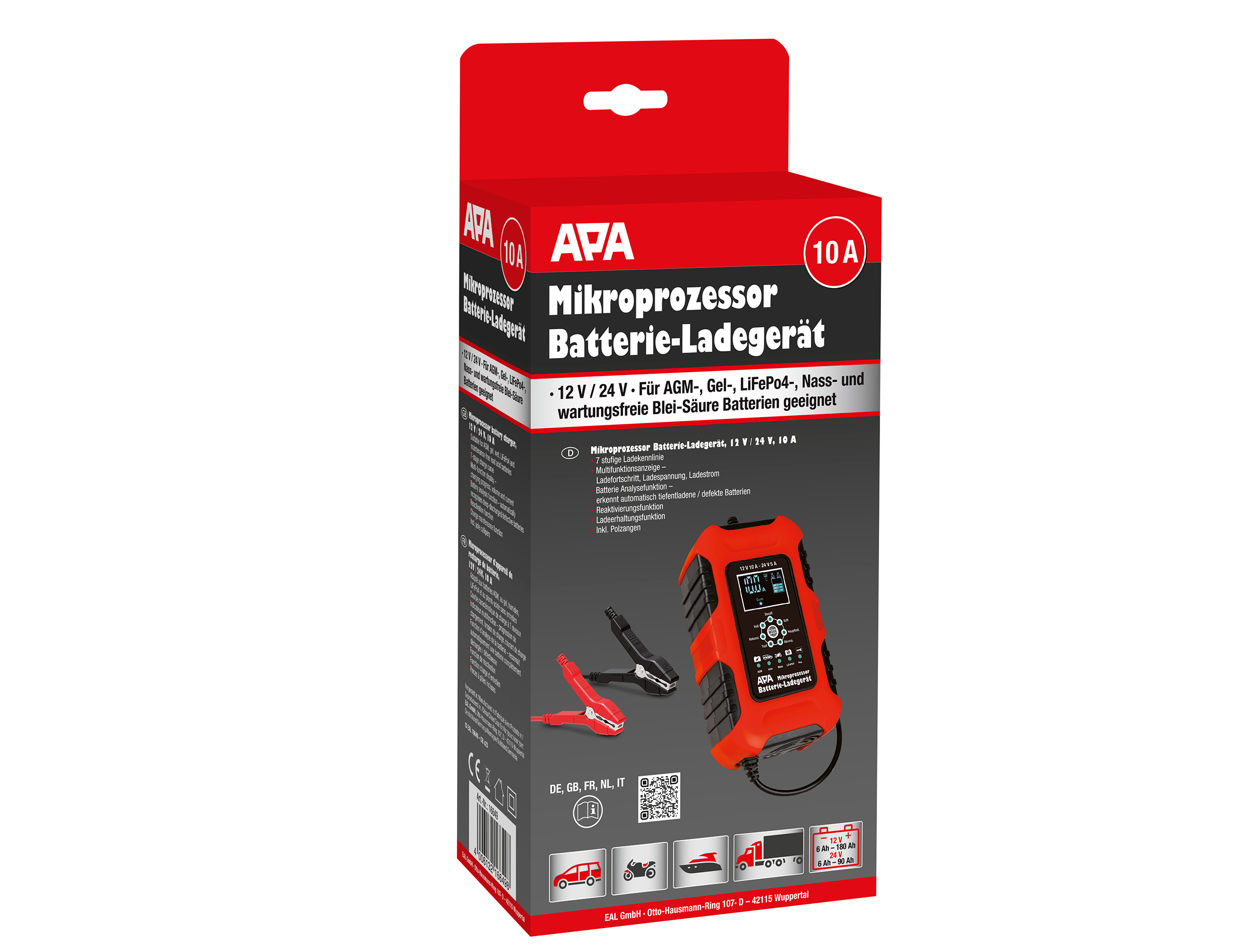 APA Batterieladegerät 12 / 24 V 10 A 16649