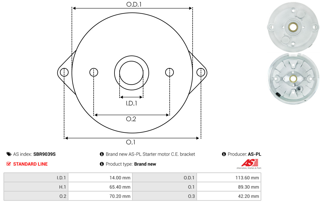 AS-PL Starterdeckel, Vergaser sbr9039s