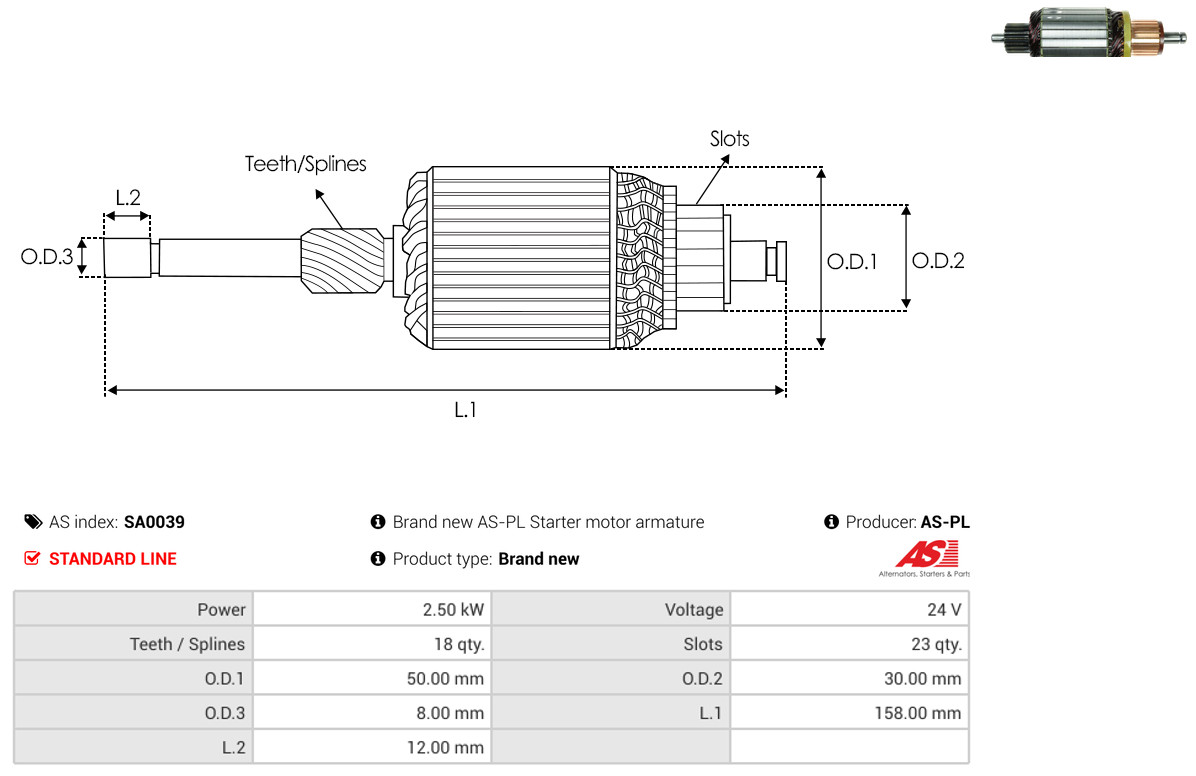 AS-PL SA0039 Anker für Starter - Bild 5