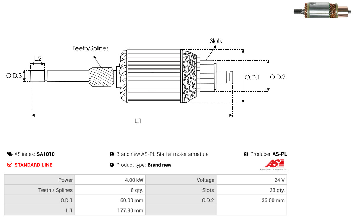 AS-PL SA1010 Anker Starter - Bild 5
