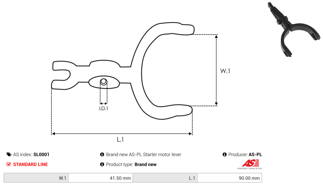 AS-PL Reparatursatz, Starter sl0001 für Peugeot VW Volvo Ford SAAB Iveco BMW Mercedes MITSUBISHI NISSAN Suzuki TOYOTA