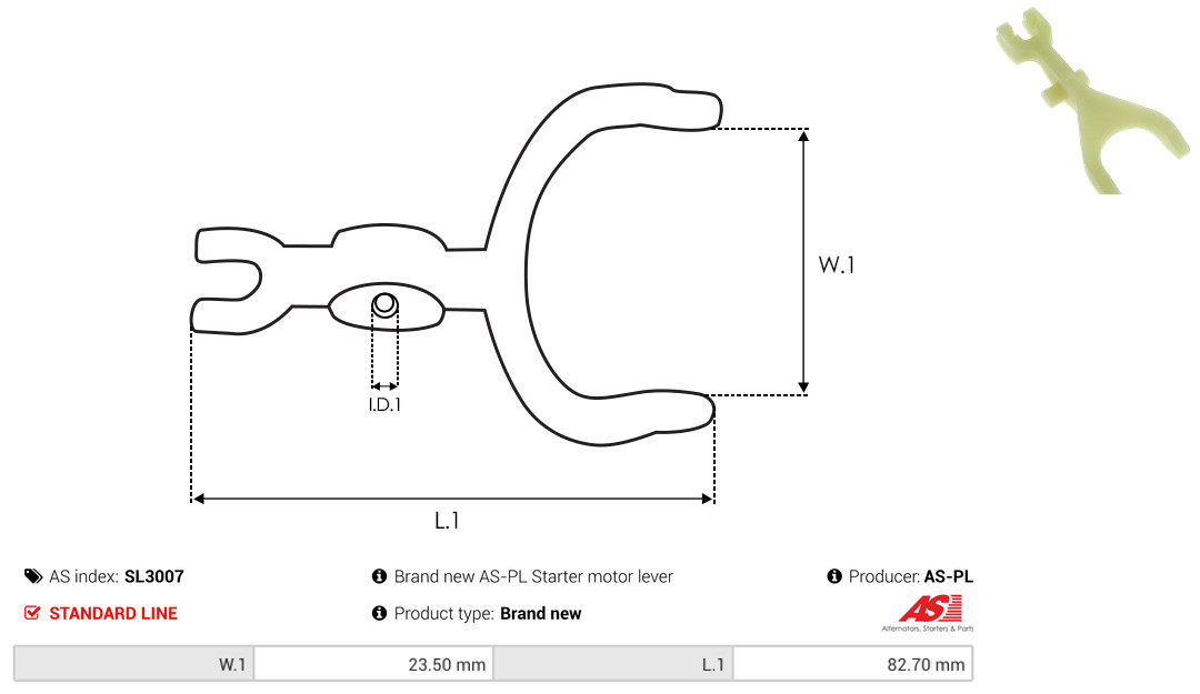 AS-PL Reparatursatz, Starter sl3007