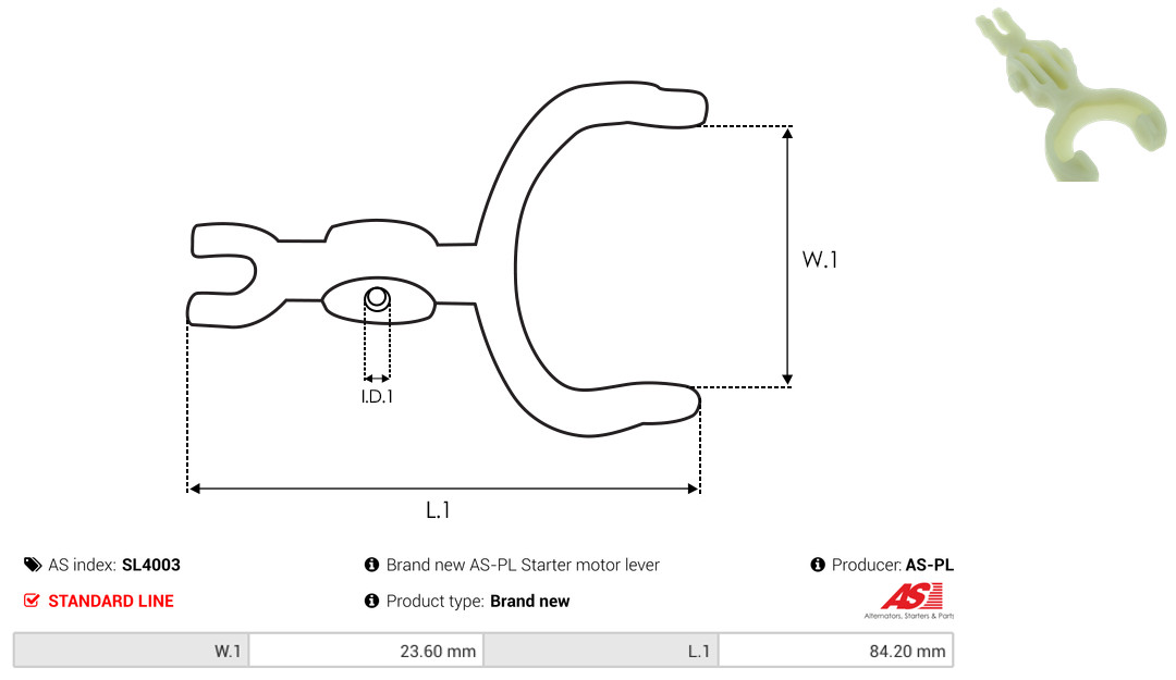 AS-PL Reparatursatz, Starter sl4003